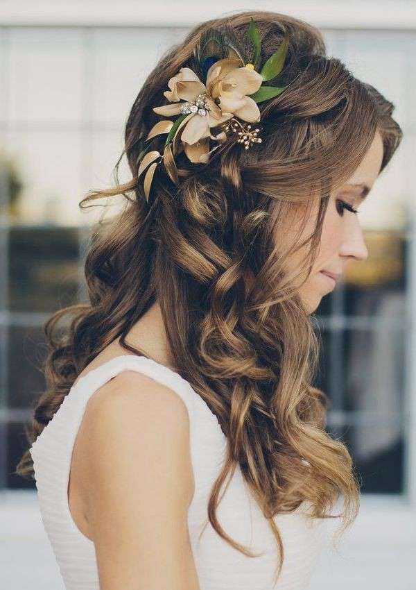 Acconciature Sposa Semiraccolto 2017