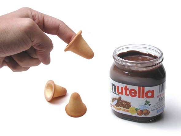 Nutella: ecco i biscotti a forma di dito