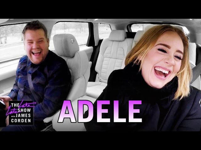 Adele canta le Spice Girl al Karaoke The Late Late Show with James Corden