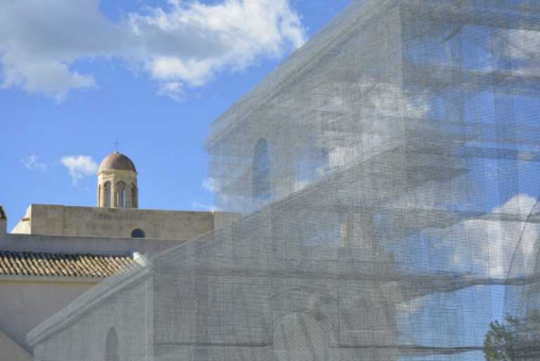 A Manfredonia la Basilica ricostruita interamente grazie alla rete metallica