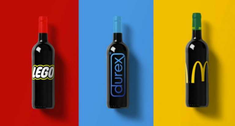 99 Wine Bottles: le bottiglie di vino ispirate a marchi celebri