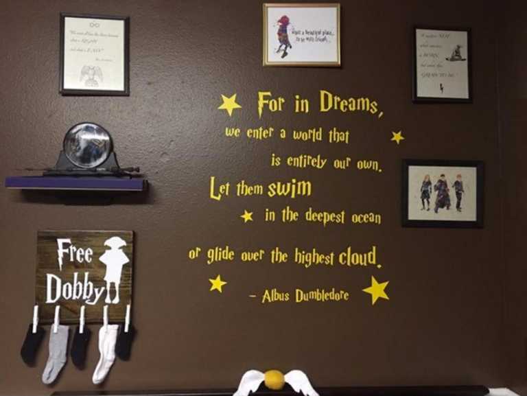 Harry Potter: ecco la perfetta camera in stile potteriano