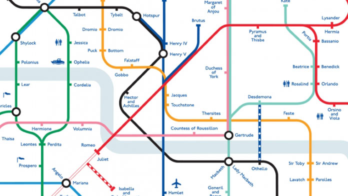 Londra dedica le fermate della metro a William Shakespeare