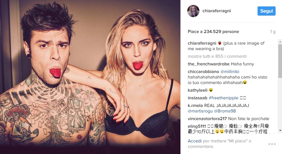 Fedez e Chiara Ferragni