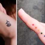 Tatuaggi piccoli polso fiore