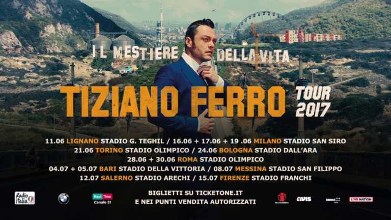Tiziano Ferro svela il palco del nuovo tour negli Stadi