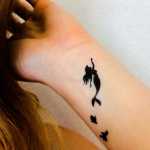 tatuaggi piccoli femminili la sirenetta
