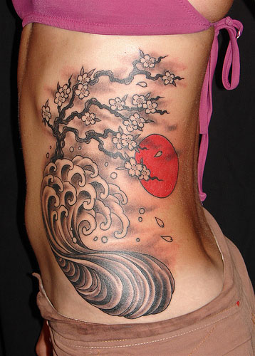 tatuaggi giapponesi fiori