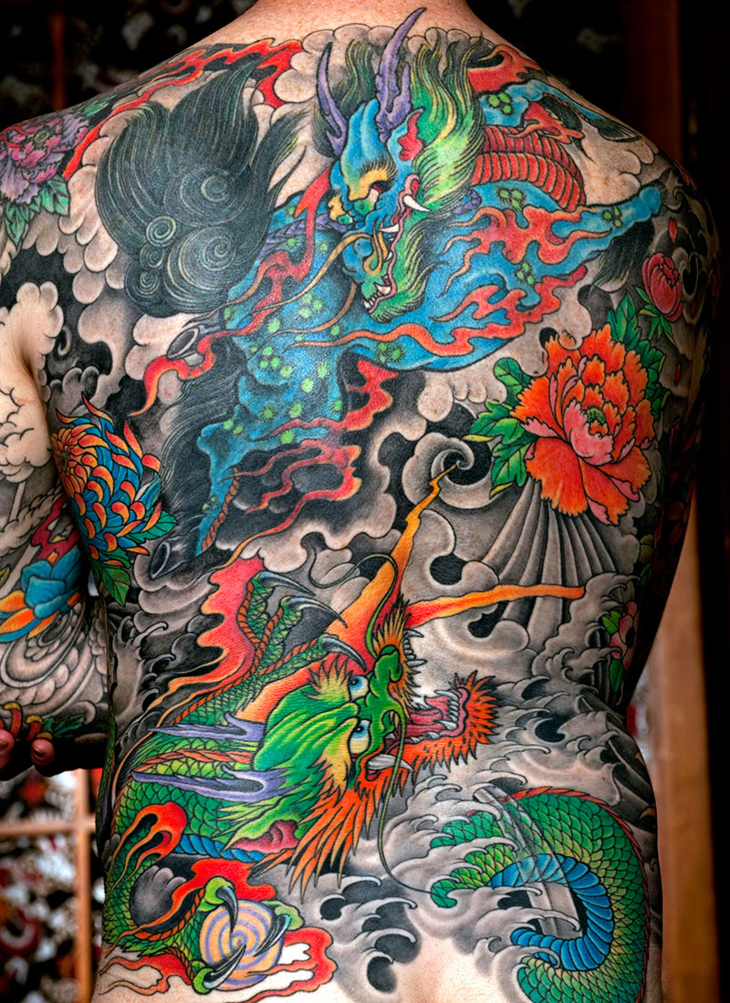 tatuaggi giapponesi schiena