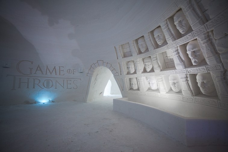 Game of Thrones Ice Hotel - Hall of Faces