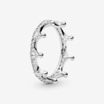 Anello corona scintillante