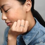 Anello corona scintillante