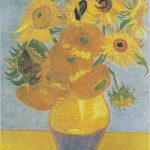 Vaso con dodici girasoli Philadelphia