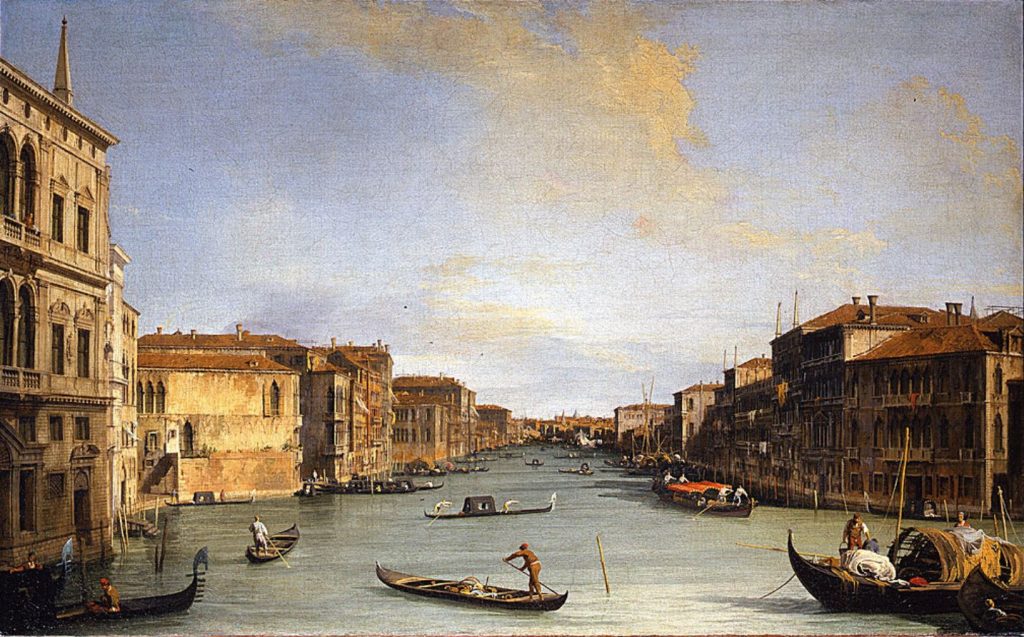 canal grande canaletto