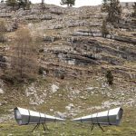 Arturs Punte & Jekabs Volatovskis, “Fragile Silence”, 2021, installazione ambientale, location Fanes.