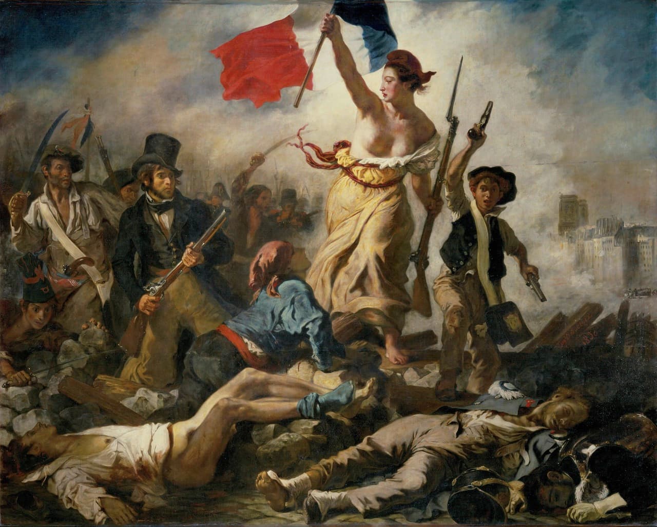 La libertà che guida il popolo Eugene Delacroix