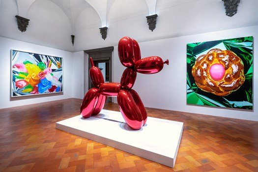 Jeff Koons shine palazzo strozzi firenze