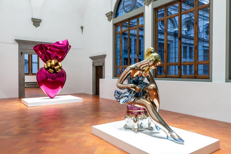 Jeff Koons shine palazzo strozzi firenze