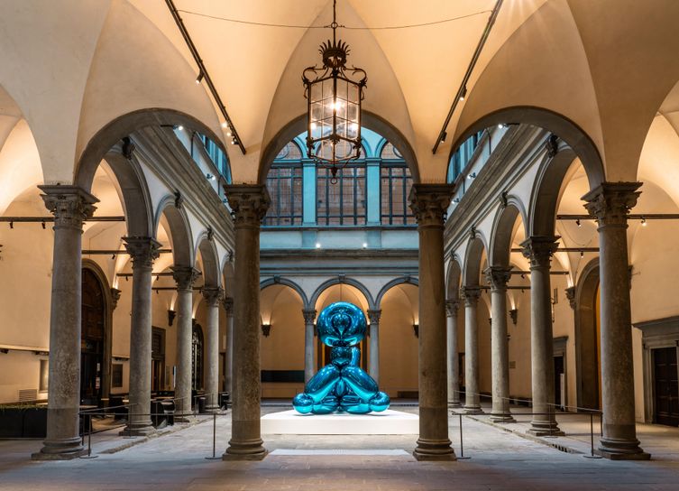 Jeff Koons shine palazzo strozzi firenze