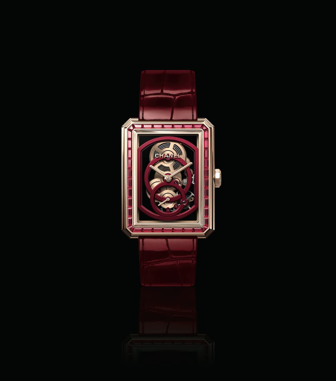 Chanel BOY FRIEND SKELETON Red Edition