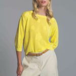 Malo festa della donna maglione giallo mimosa