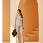 Post Scriptum tailleur stampa maiolica_PE 2022