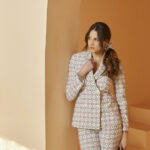 Post Scriptum tailleur stampa maiolica_PE 2022