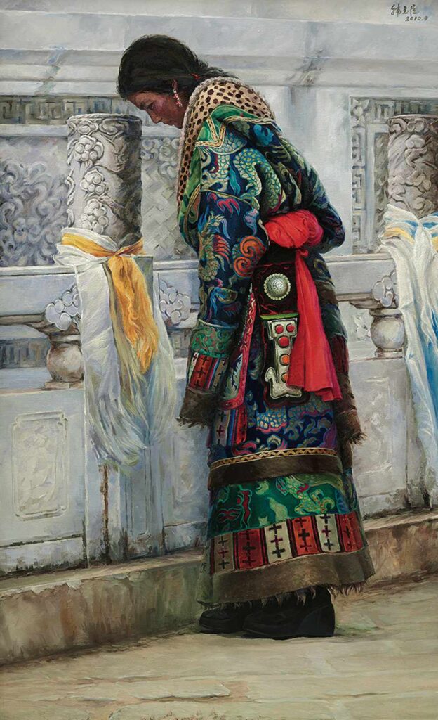 Han Yuchen mostra roma tibet palazzo bonaparte