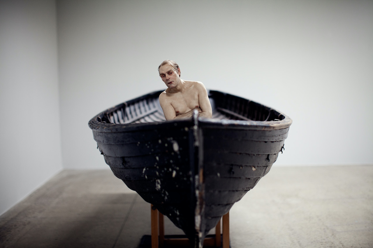 Ron Mueck Man in a boat1