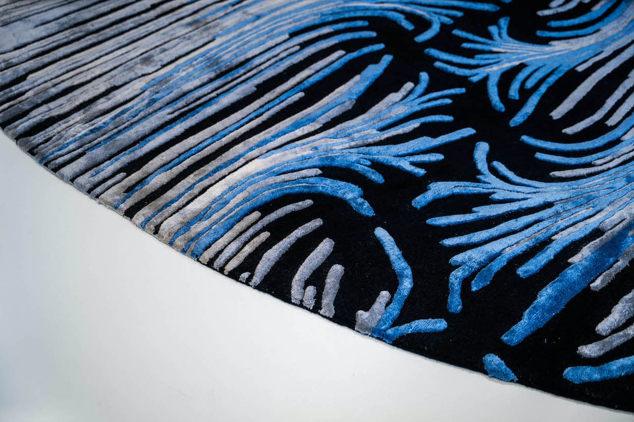 Illulian Knotted Waves tappeto ZHA