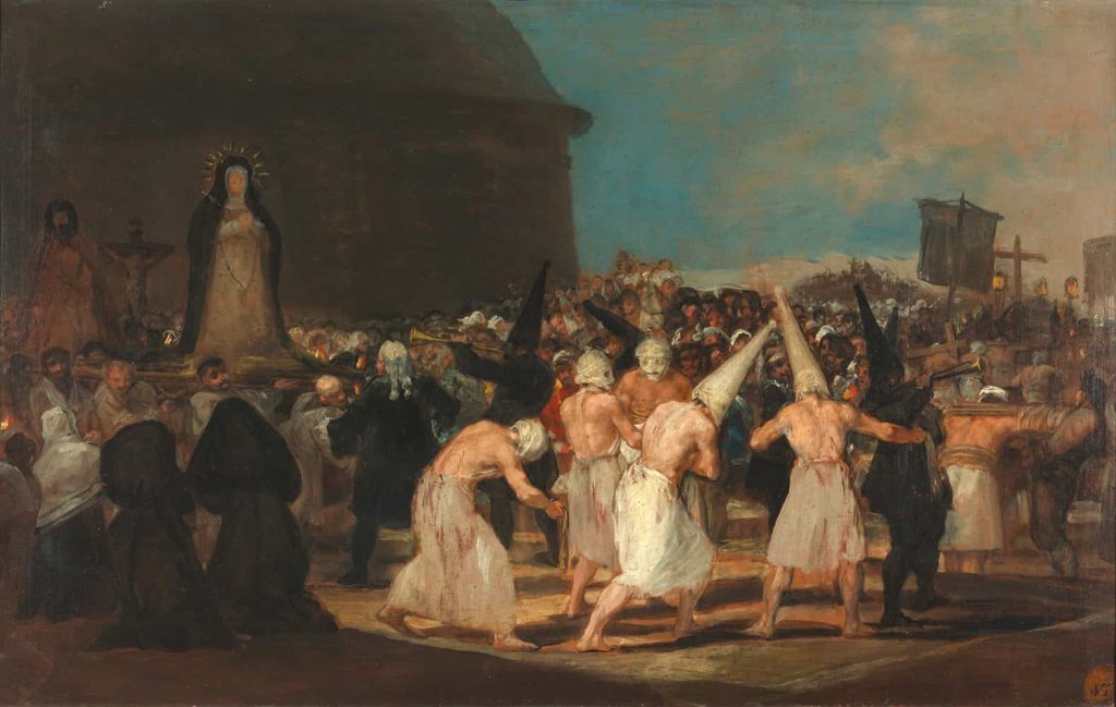 Francisco Goya, Autoritratto al cavalletto,1785, Olio su tela @Real Academia de Bellas Artes de San Fernando, Madrid