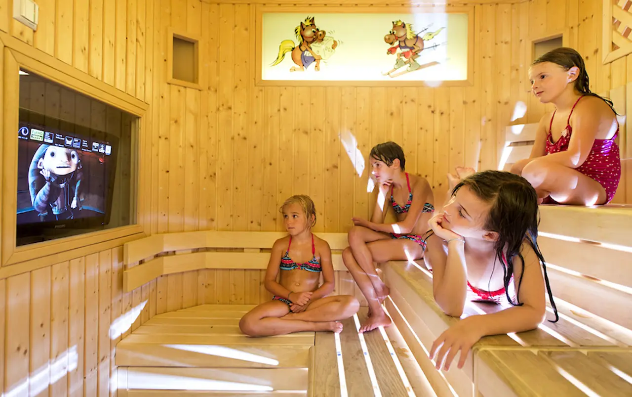 Sauna per i più piccoli all'hotel Sonnwies