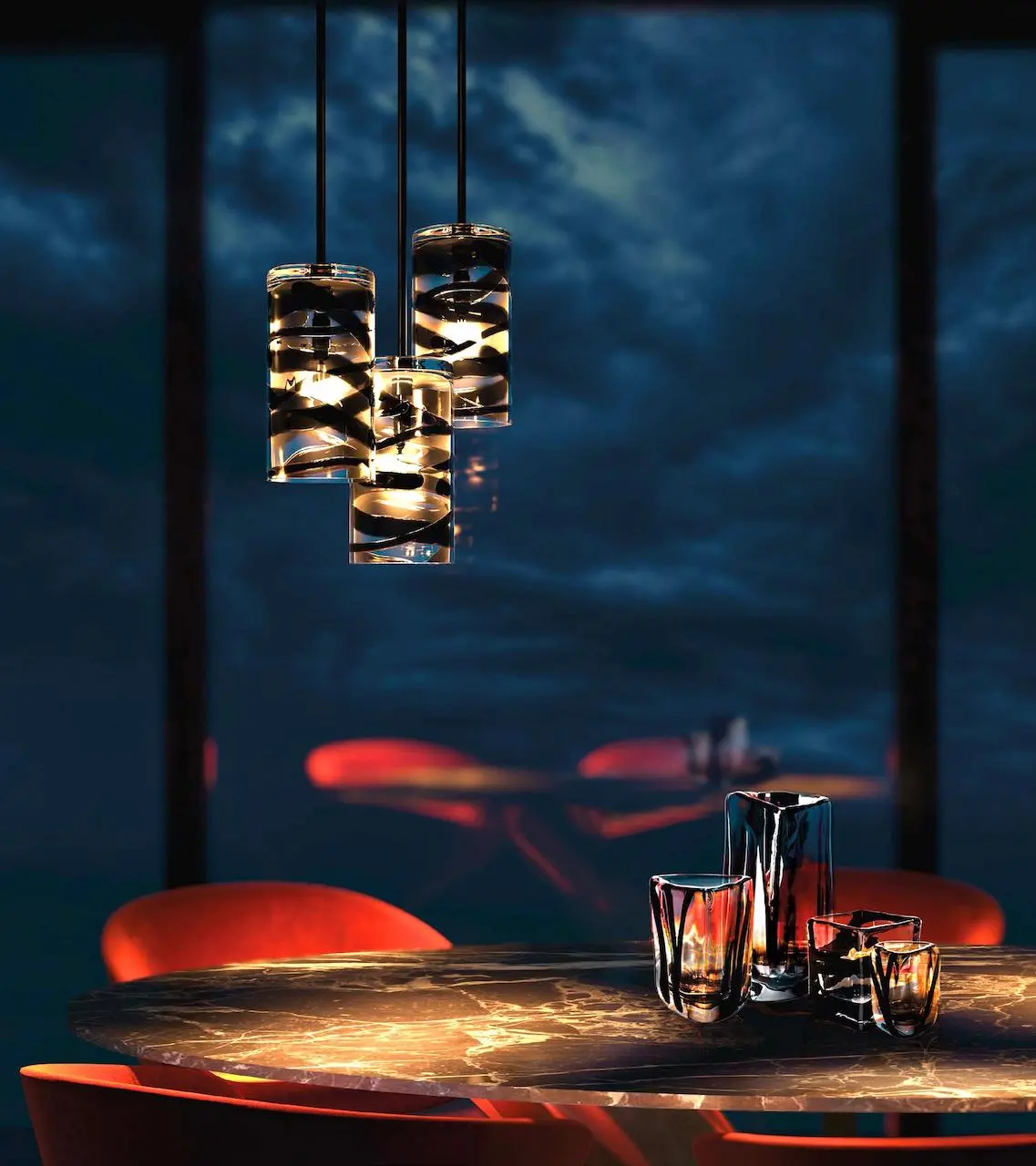 Art Light di VENINI CILINDRO design by Peter Marino