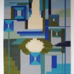 I Danzatori di Stelle, Studio Pratha, arazzo creato in collaborazione con la designer Caterina Licheri, lana di pecora sarda, nelle sue cromie naturali o colorata con erbe tintorie