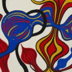 Mes oignons, Alexander Calder, 1971, 217 x 153 cm, firmato Calder, Ateliers Pinton (Francia). Courtesy Galleria Antonio Verolino, Modena