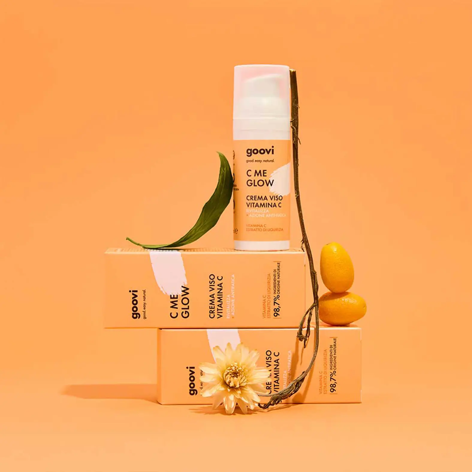 Goovi presenta C ME GLOW, la nuova crema viso con Vitamina C