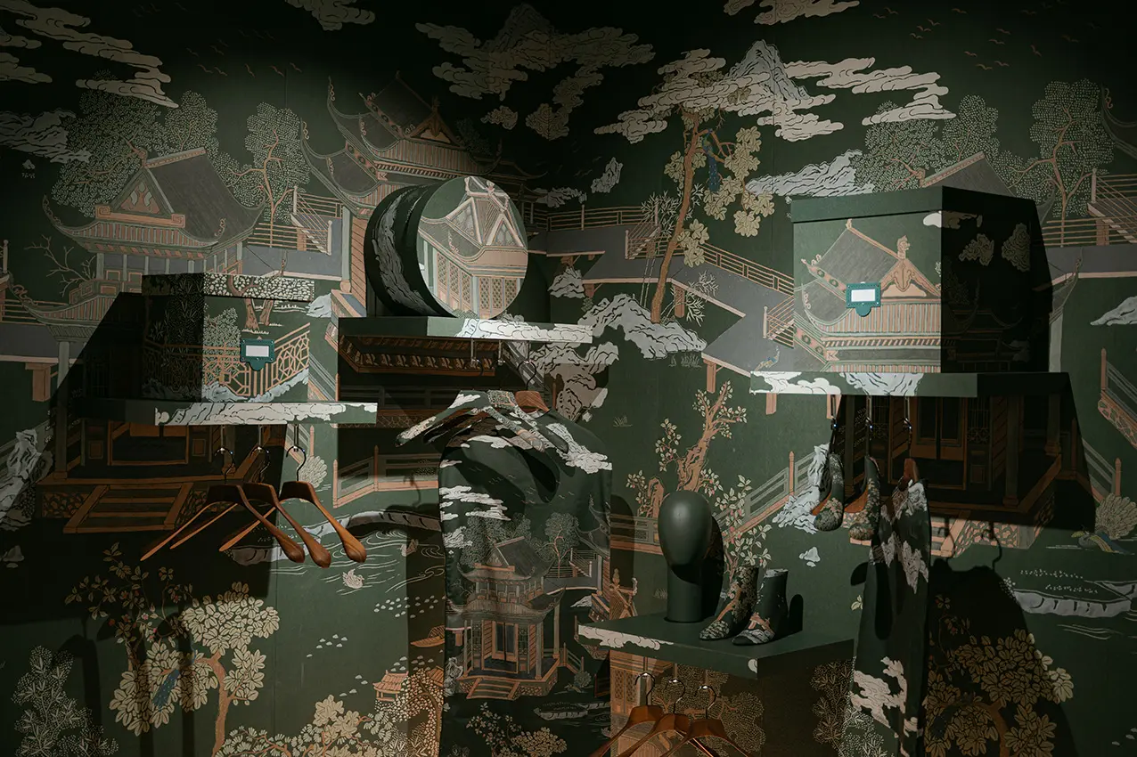 Ambientazione Toscanini + Coromandel Midnight Green Schumacher (1)