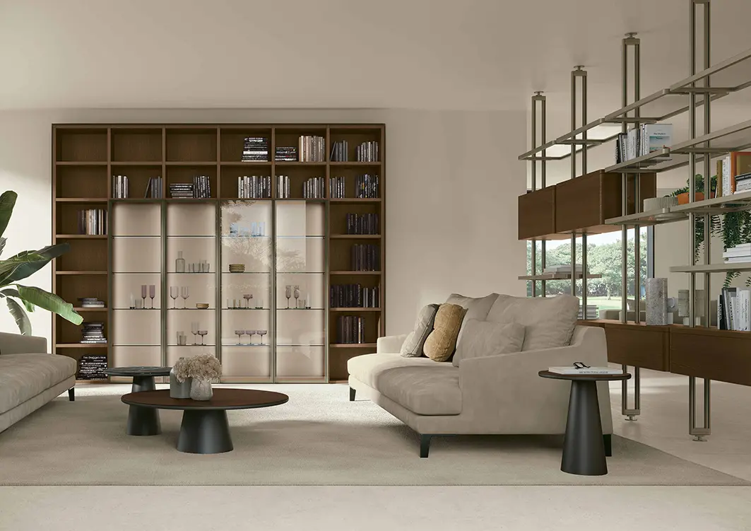 Tomasella presenta Andromeda, la libreria che ridefinisce lo spazio living