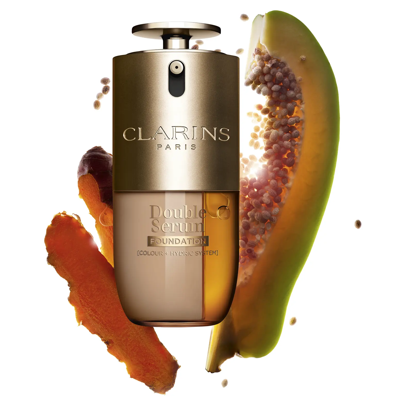 Double Serum Foundation, il primo fondotinta ibrido di Clarins con doppia formula